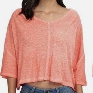 We The Free Kims Tee In Desert Rose Size Medium